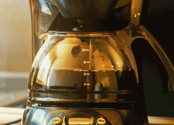 coffee maker closeup