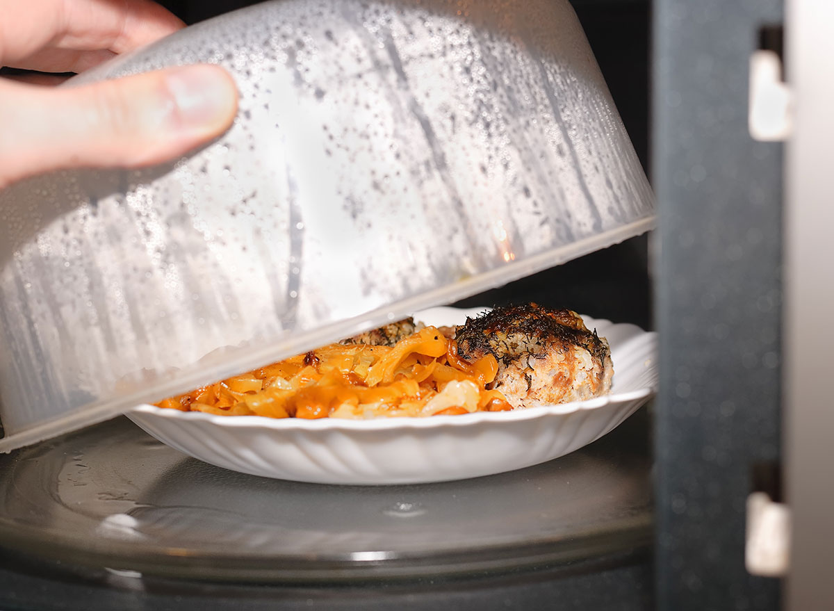 Why You Should Always Cover Food In The Microwave