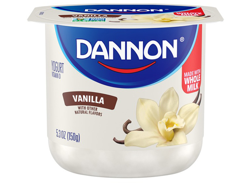 dannon whole milk vanilla yogurt
