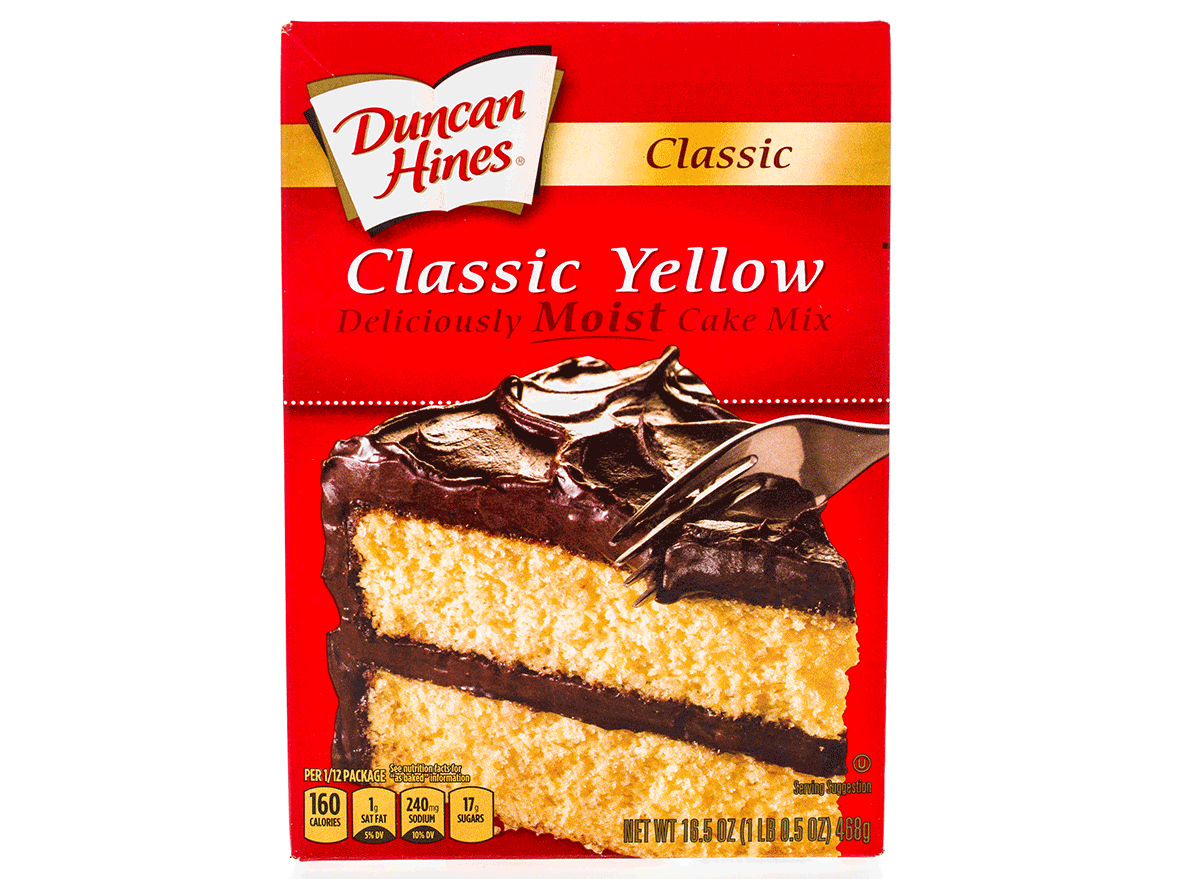duncan hines classic yellow cake mix