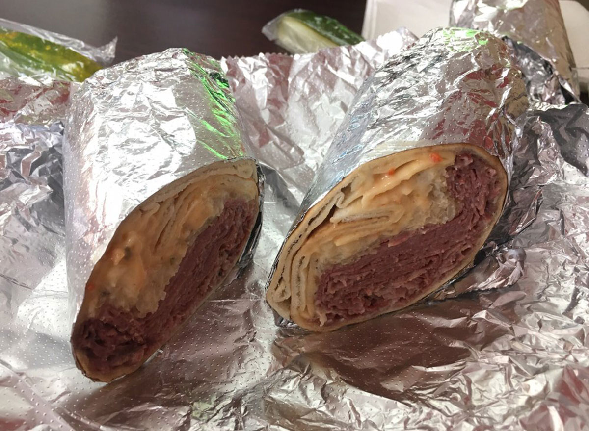 express deli reuben wrap