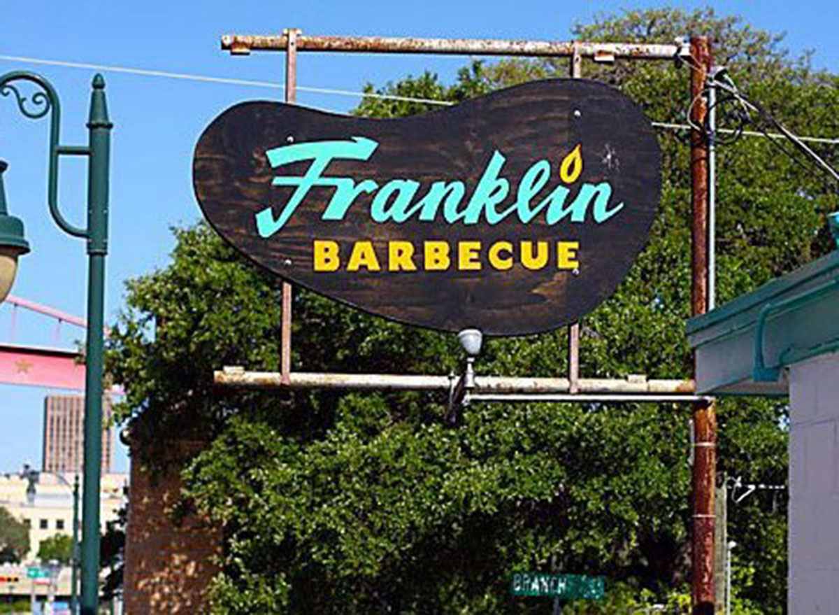 franklin barbecue sign