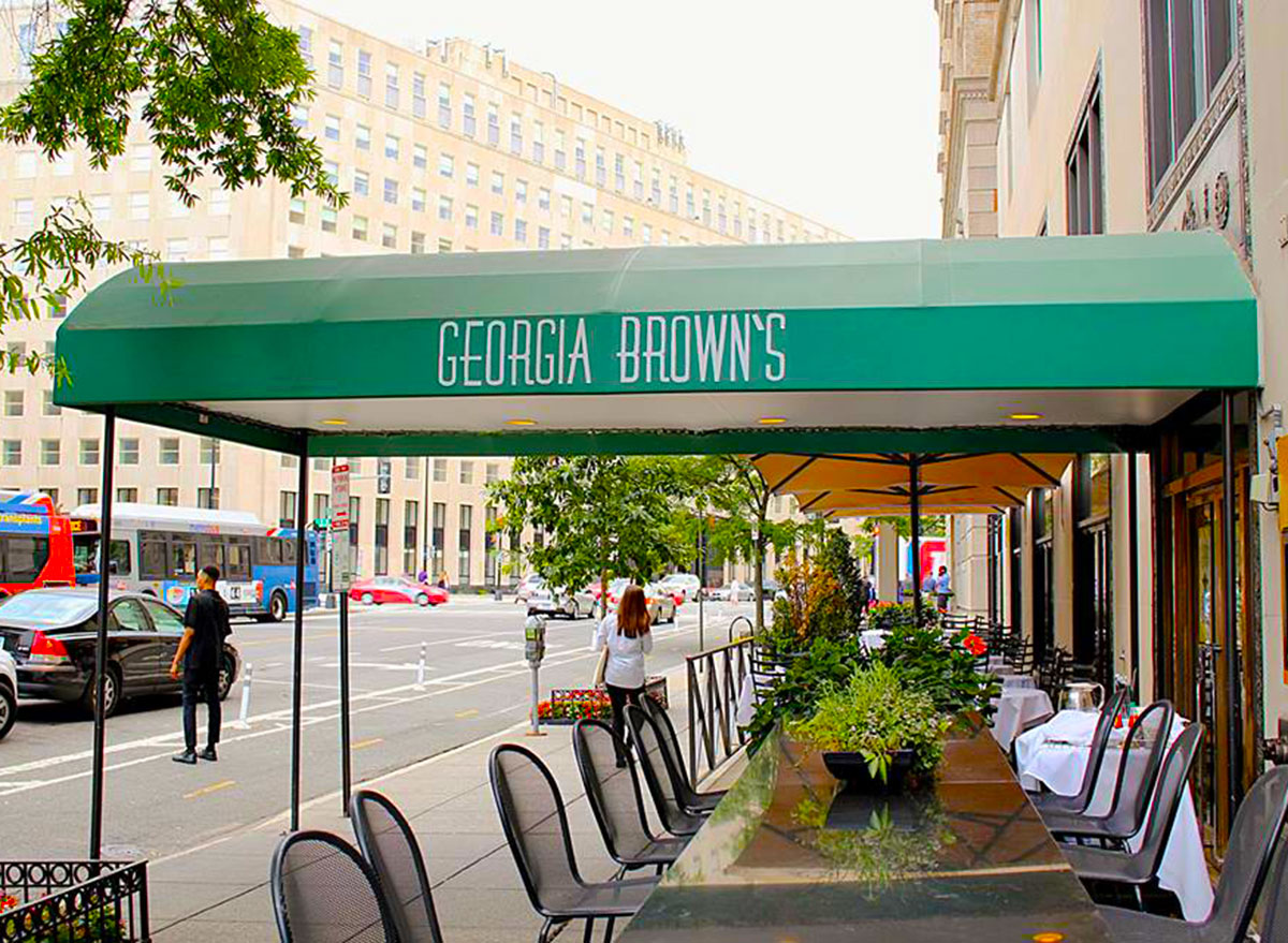 georgia browns restaurant in alexandria virginia