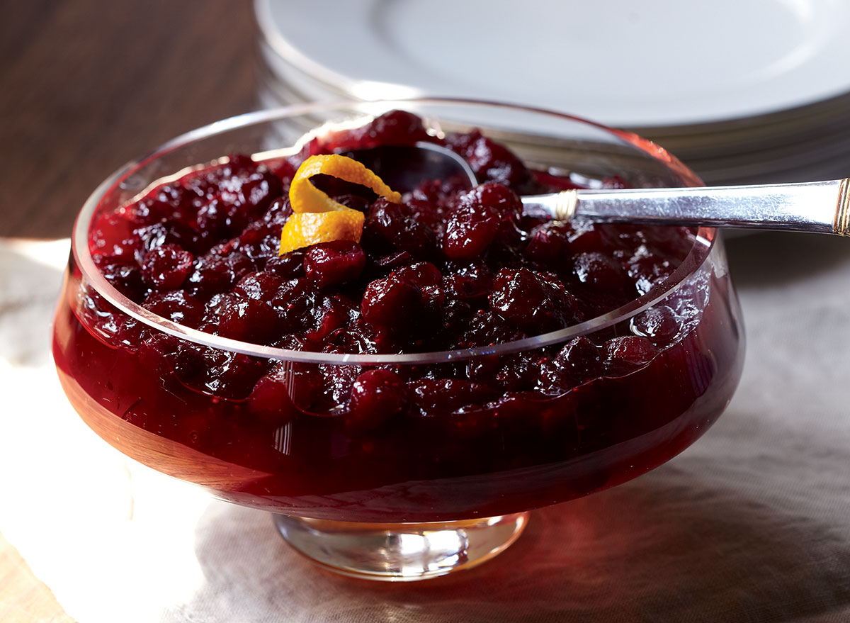 healthy orange cranberry relish