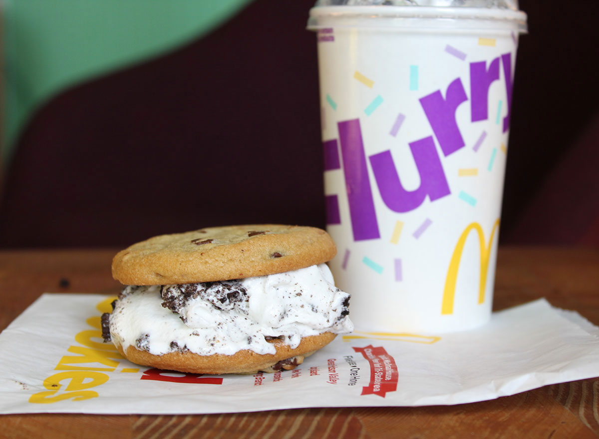 mcdonalds secret menu ice cream sandwich