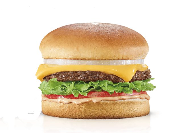 In-n-out regular cheeseburger