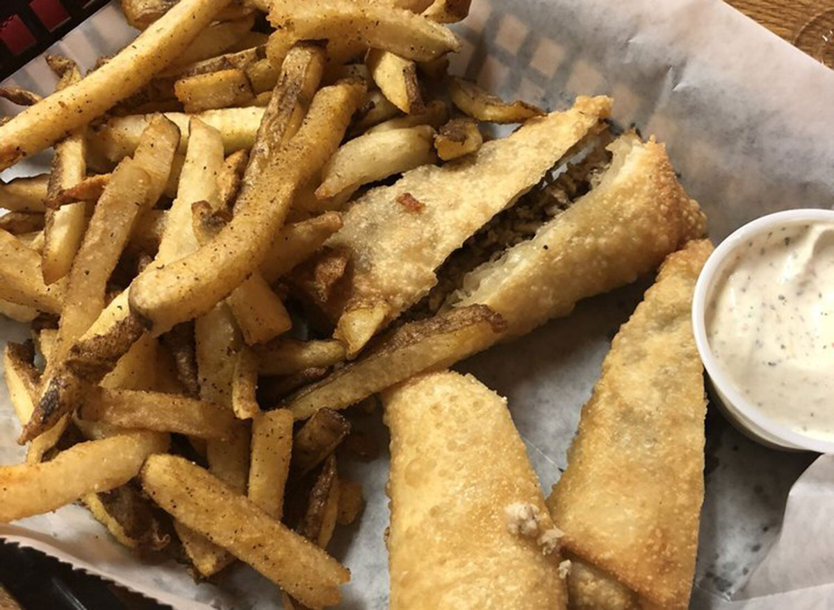 jackie m's son soul rolls image with fries and ranch
