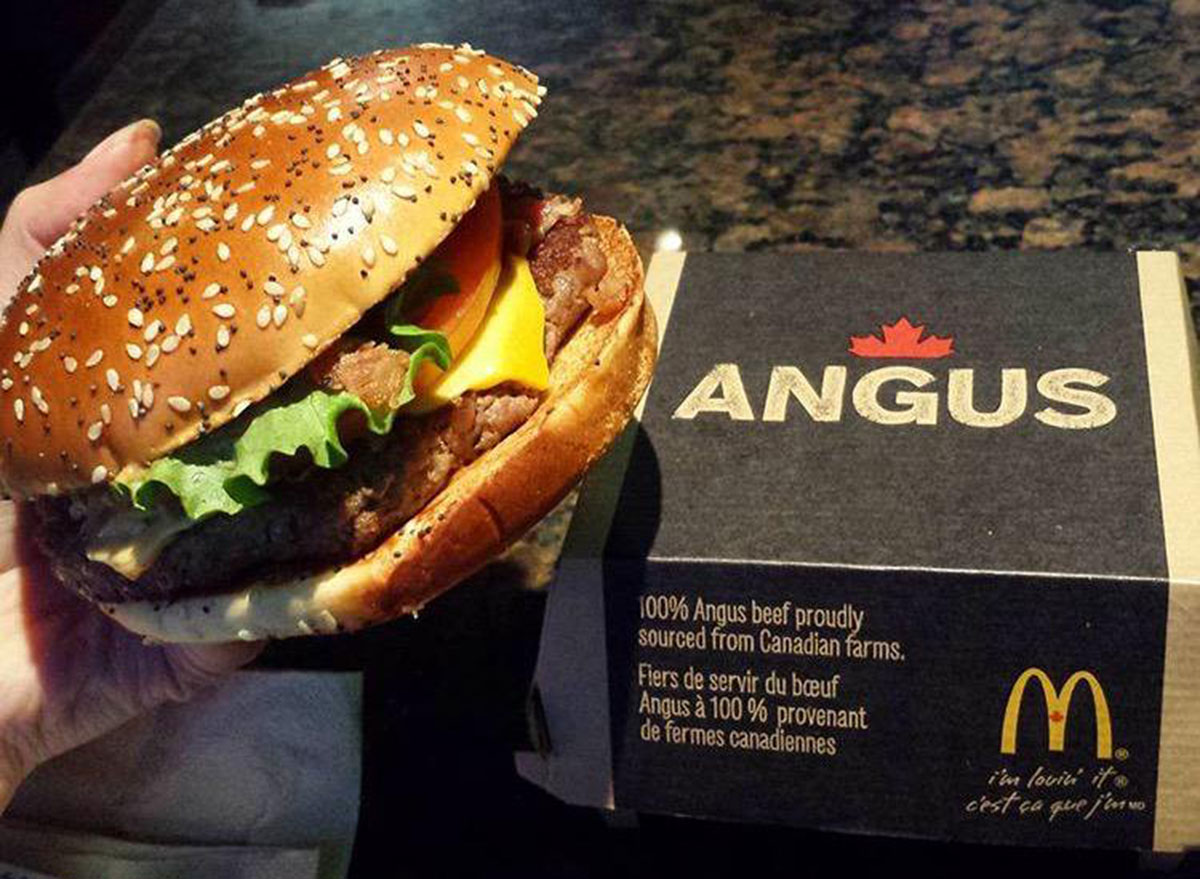 mcdonalds angus burger