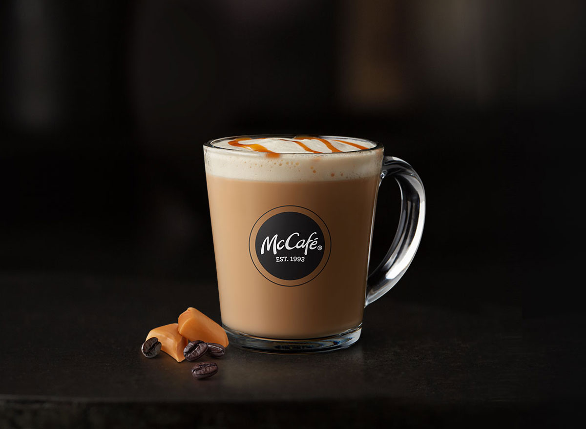 Mcdonalds mccafe caramel macchiato