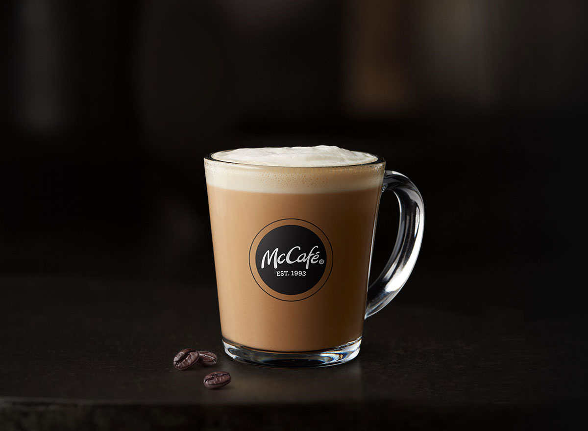 Mcdonalds mccafe latte