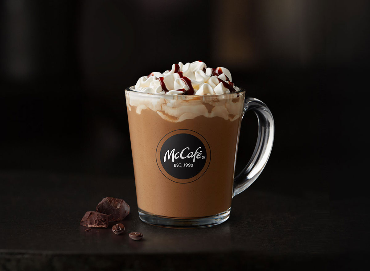 Mcdonalds mccafe mocha espresso
