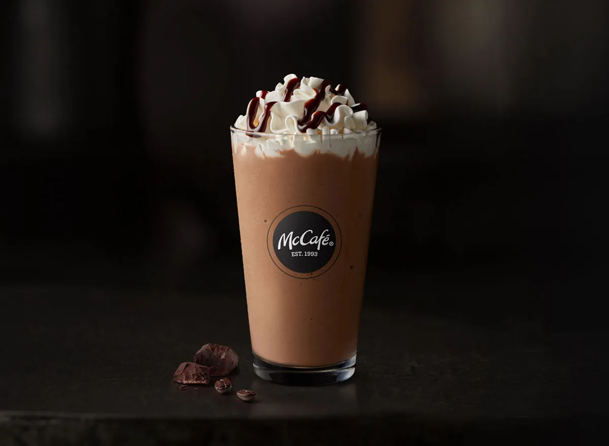 Mcdonalds mccafe mocha frappe