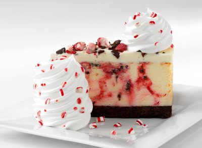 cheesecake factory peppermint cheesecake slice