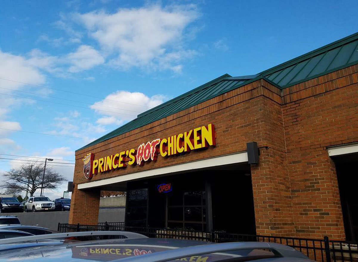 princes-hot chicken shack in nashville tennessee