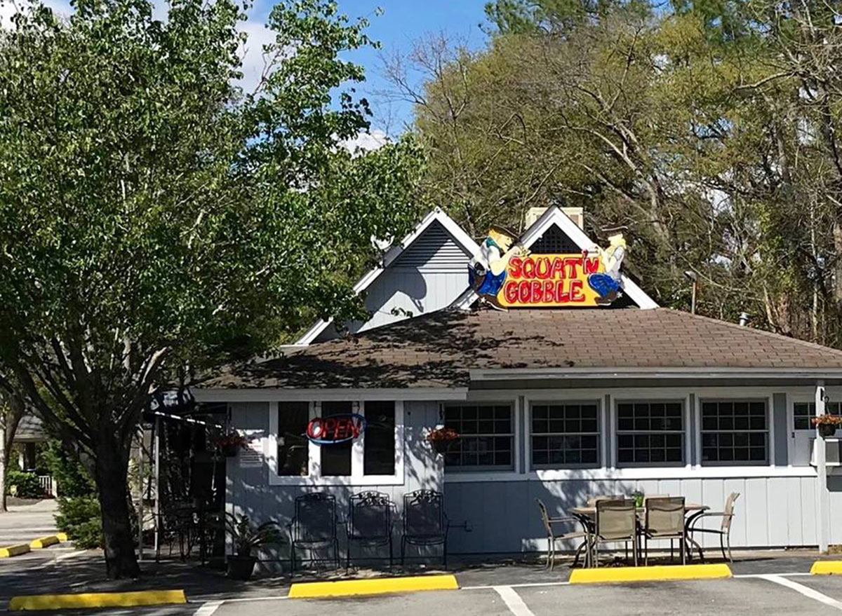 squat n gobble restaurant in bluffton south carolina