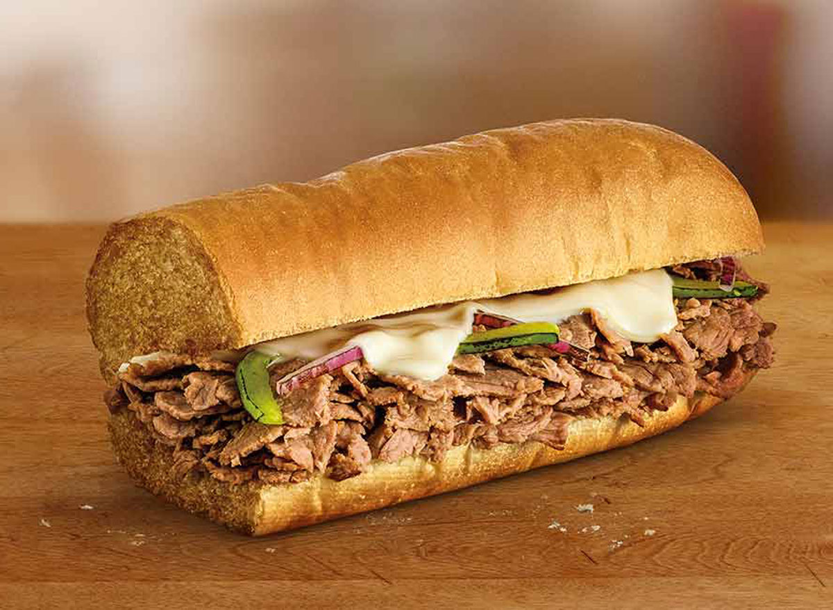 Subway steak and cheese sub - subway nutrition