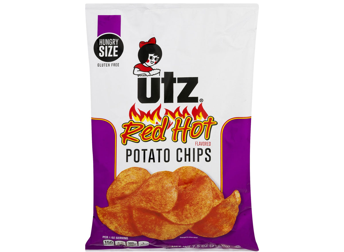 utz red hot chips