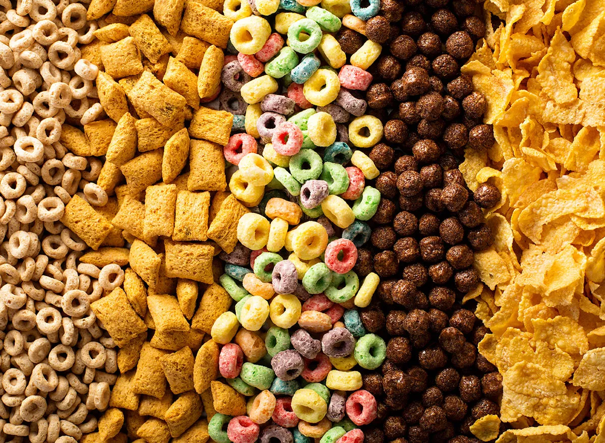 assorted kinds of cereal