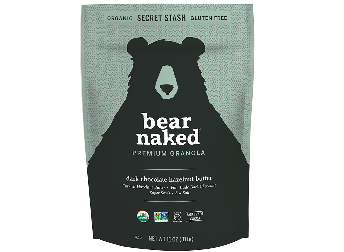 bear naked dark chocolate hazelnut butter flavored gluten free granola