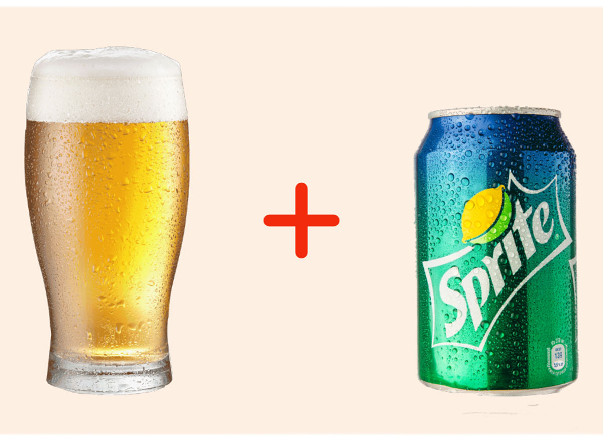 beer with sprite gross drink combo