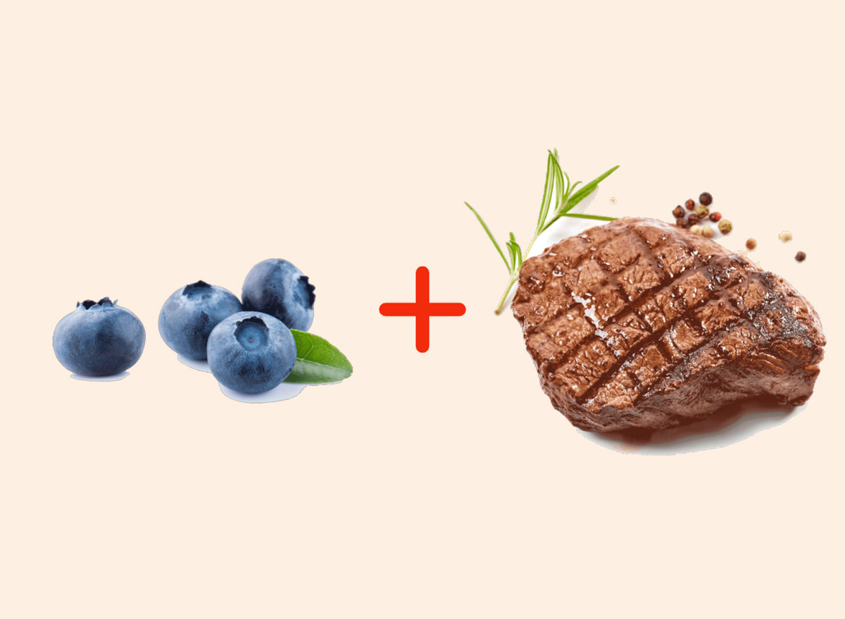 blueberries with steak amazing food pairings