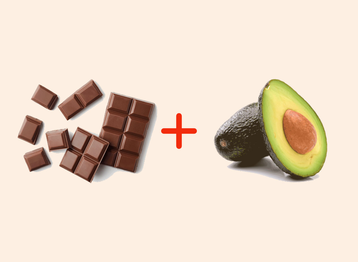 chocolate with avocado amazing food pairings