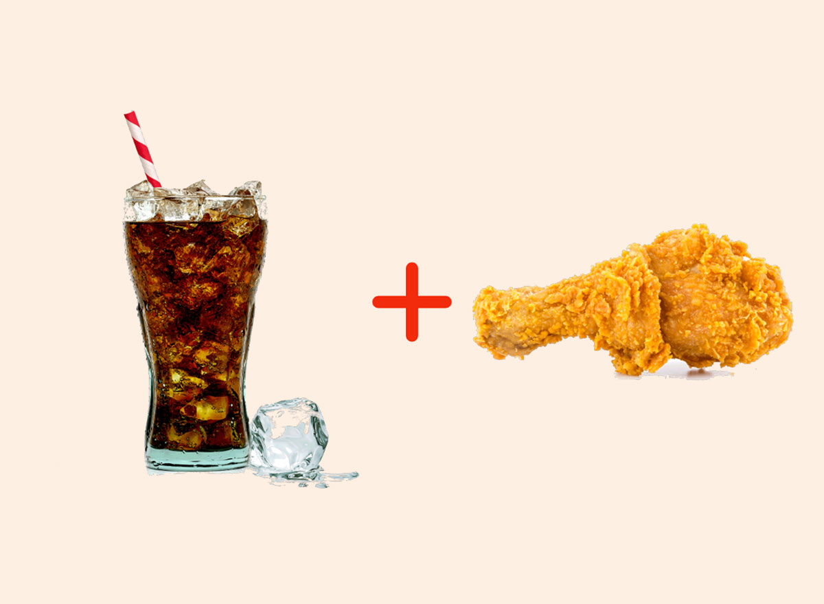 coke with chicken amazing food pairings