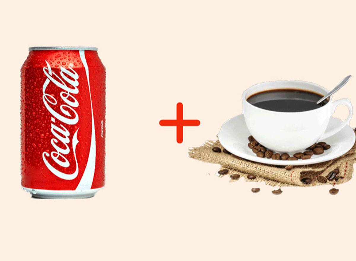 coke with coffee gross drink combo