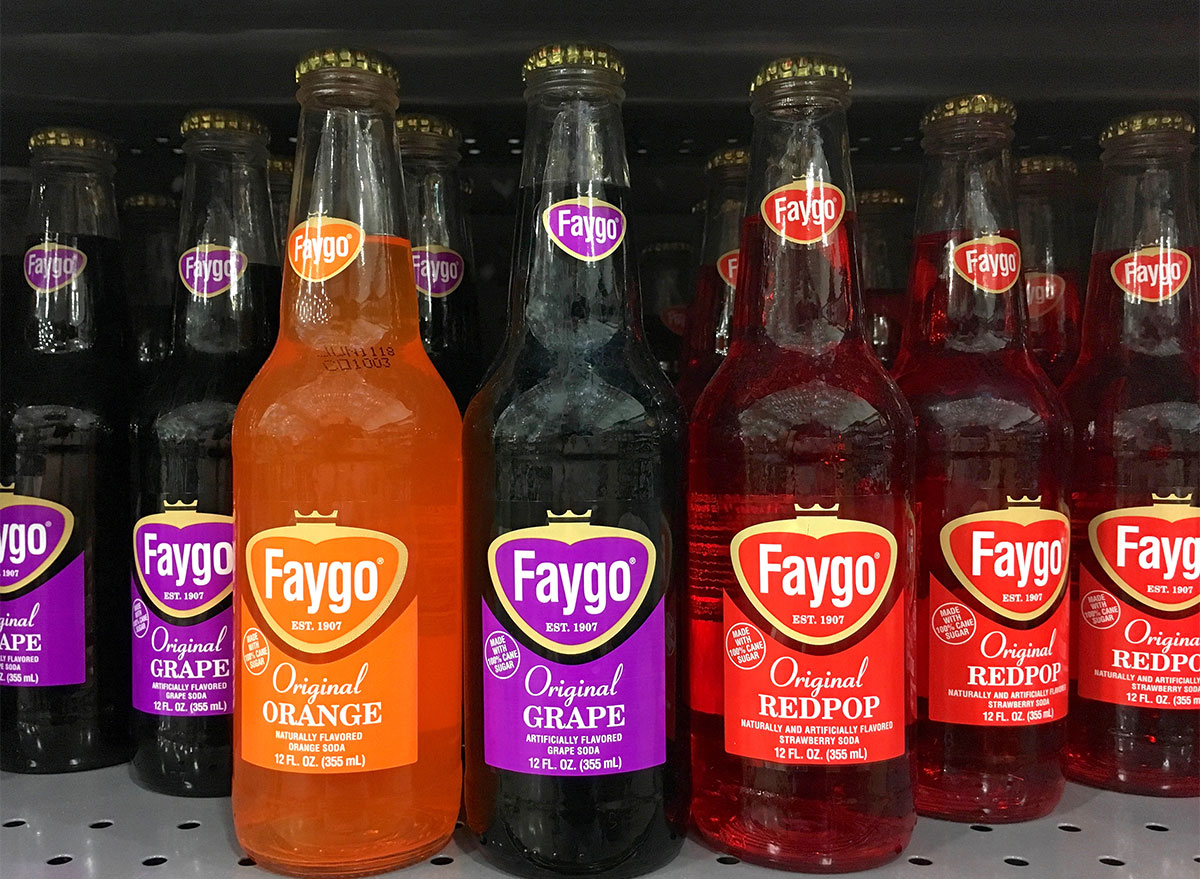 bottles of faygo soda