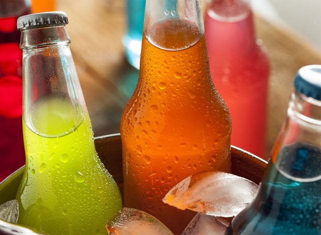 fruit soda bottles