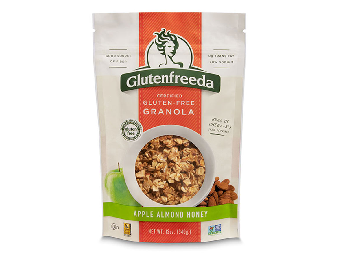 glutenfreeda apple honey almond flavor gluten free granola bag