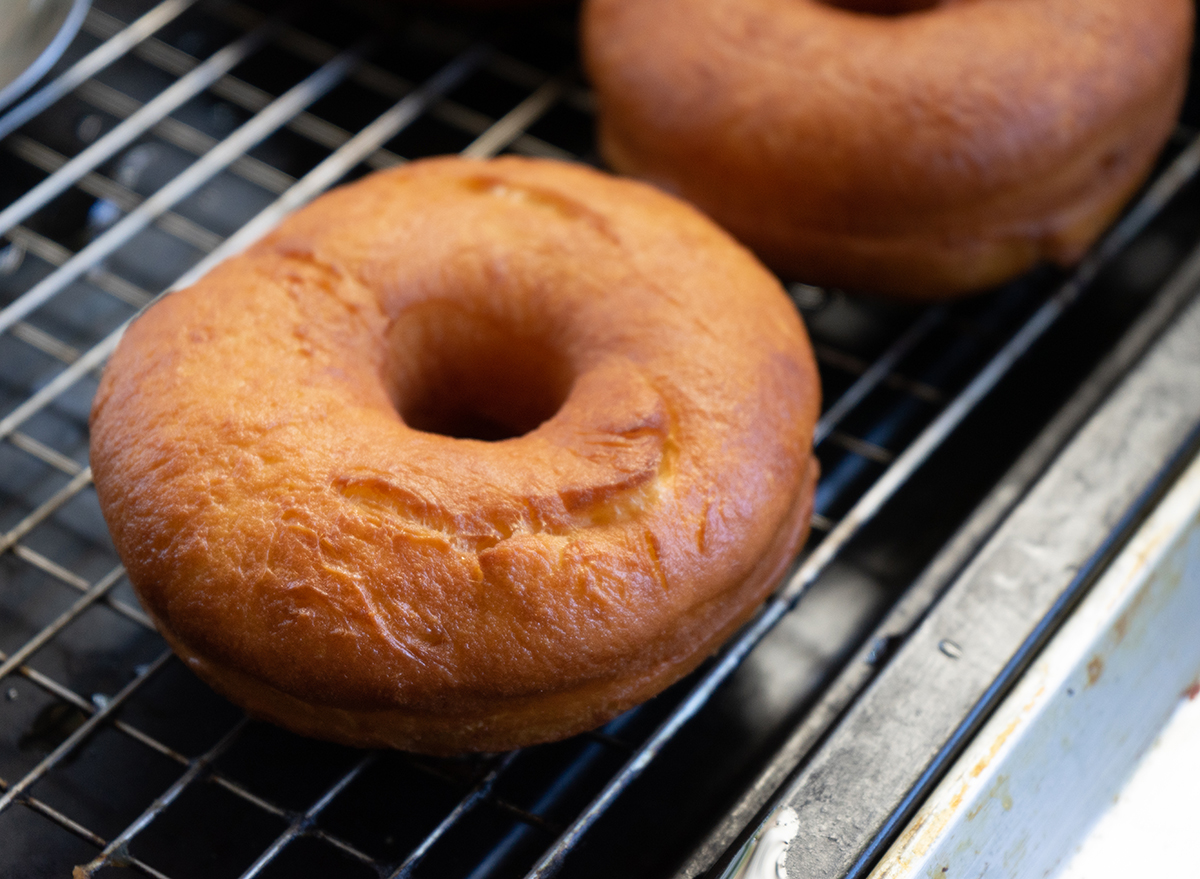 donut on grill