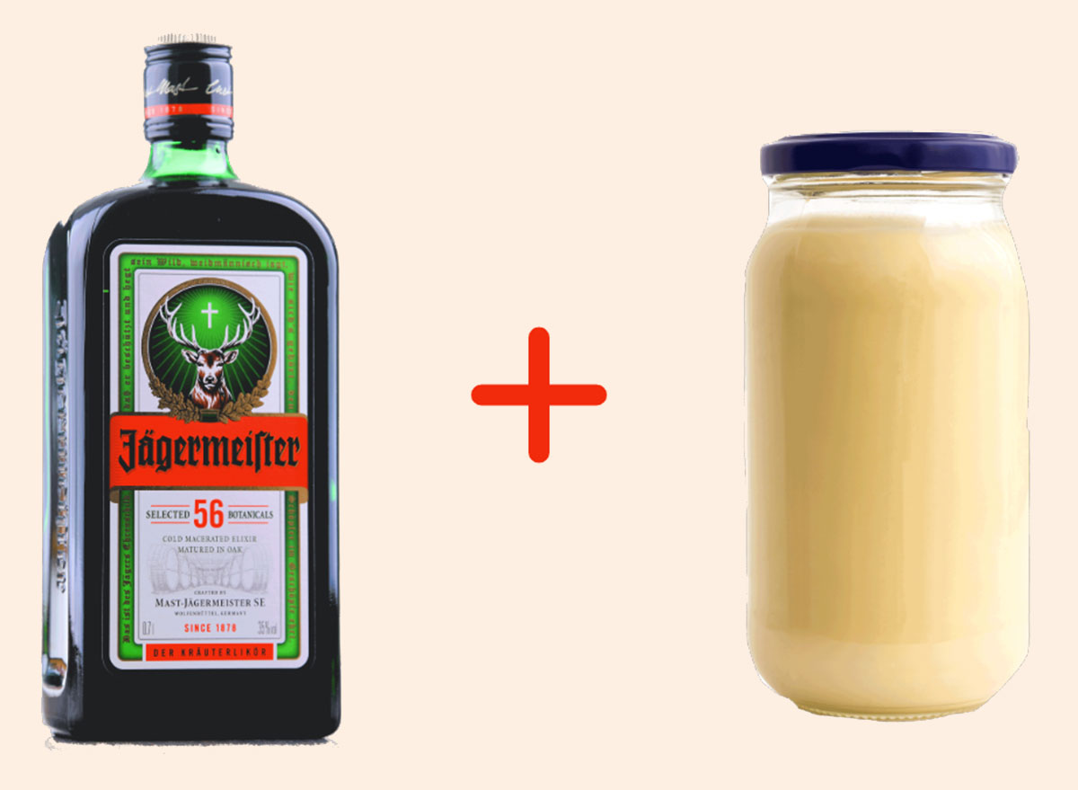 jager with mayo gross drink combo