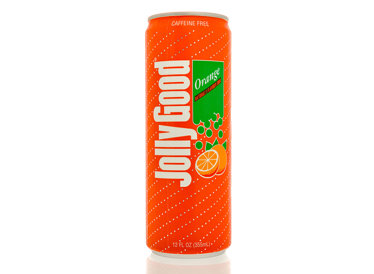 jolly good orange soda can