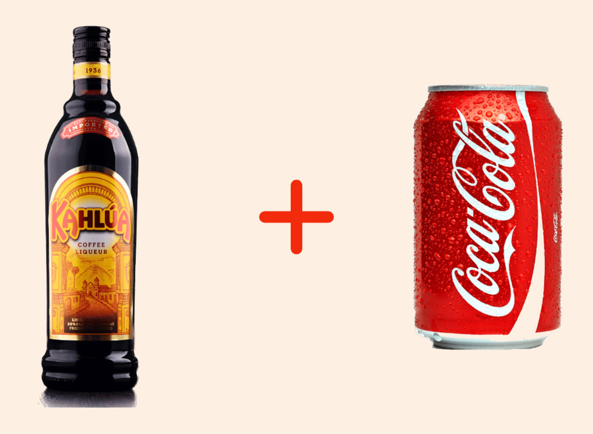 kahlua with coke gross drink combo