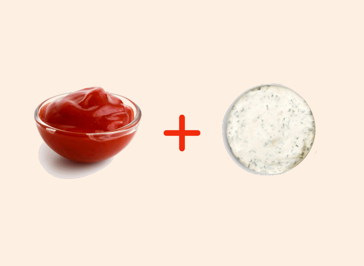 ranch with ketchup amazing food pairings