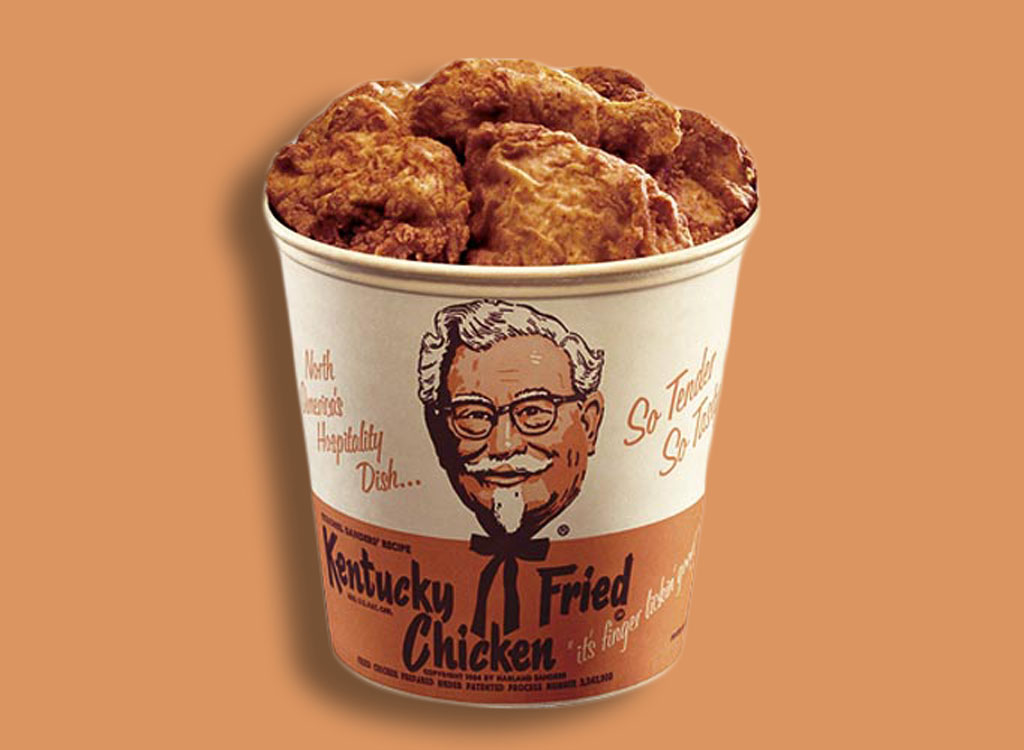 KFC original bucket fried chicken