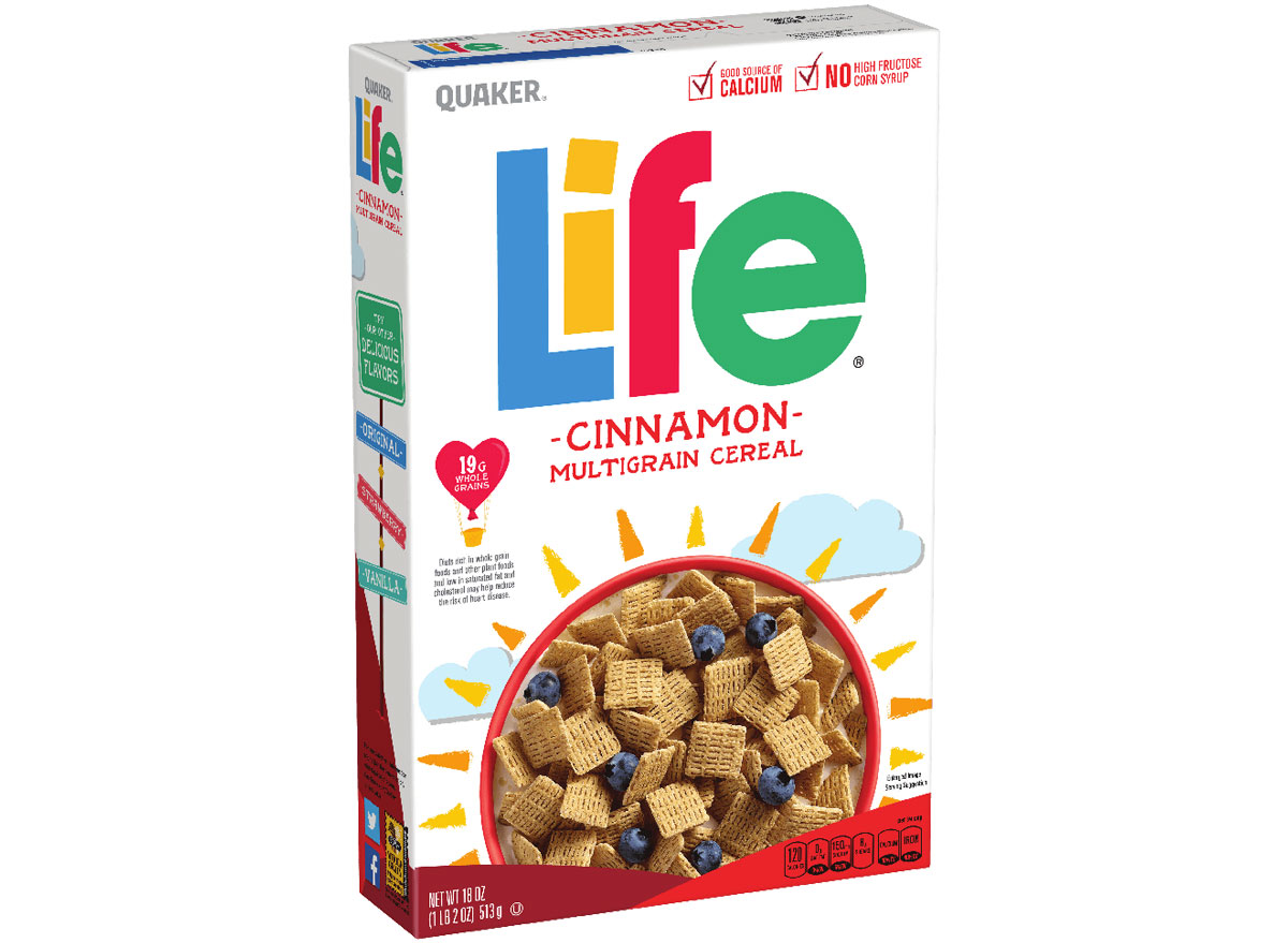 Life multigrain cereal cinnamon