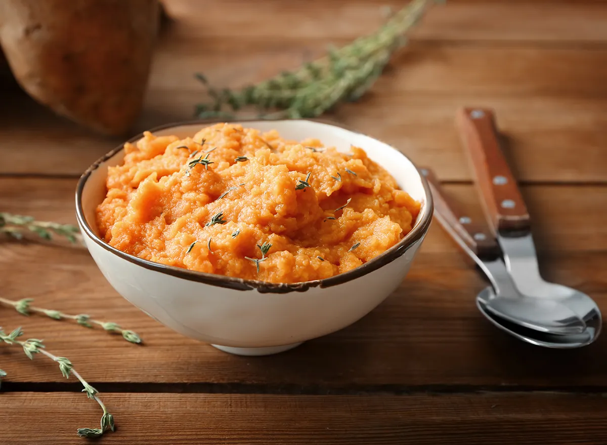 Spicy Mashed Sweet Potatoes Recipe - Eat This Not That.