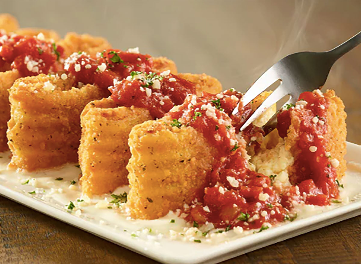 Courtesy of Olive Garden. olive garden lasagna fritta. 