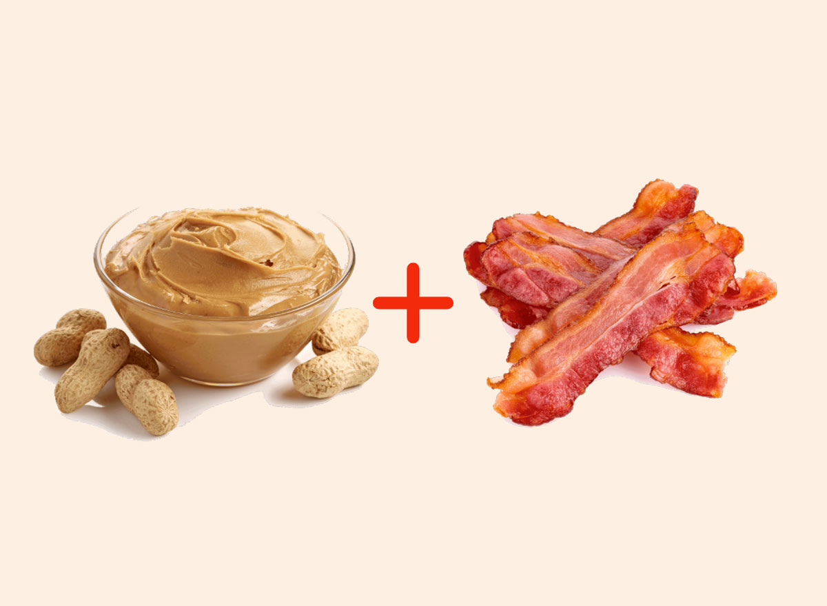 peanut butter with bacon amazing food pairings