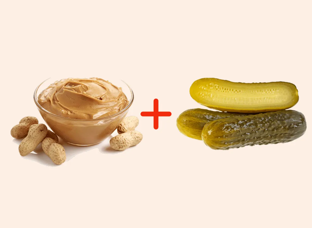 peanut butter with pickles amazing food pairings