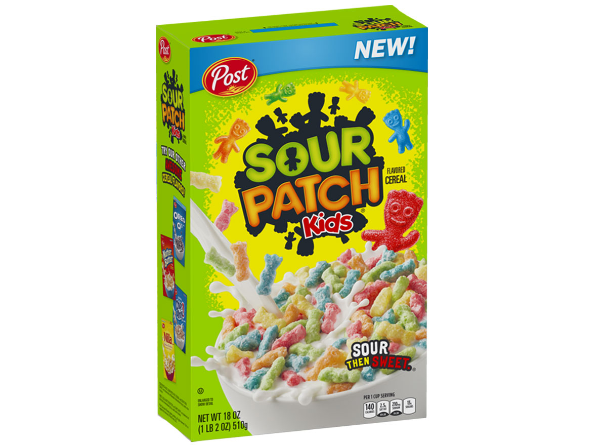 Post sour patch kids - unhealthiest worst cereals