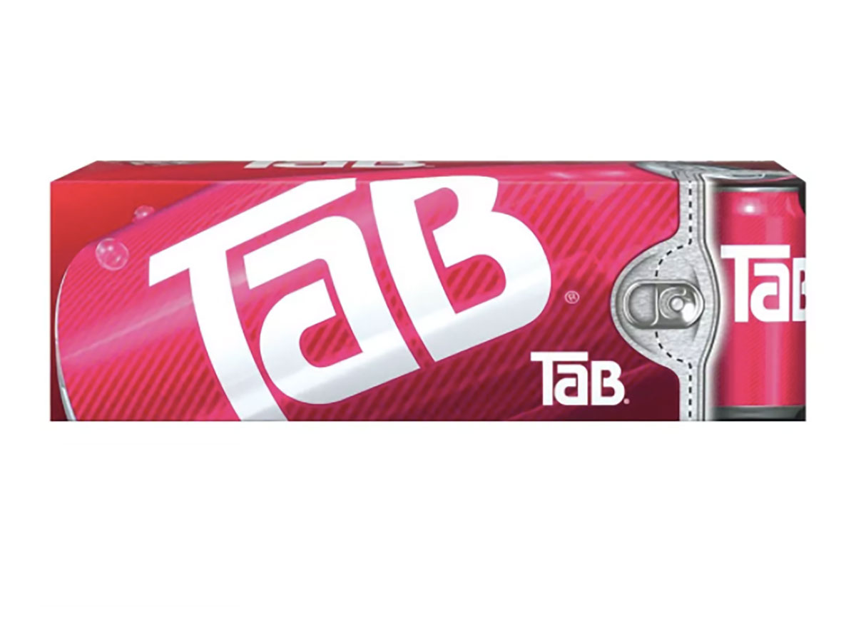 case of tab soda