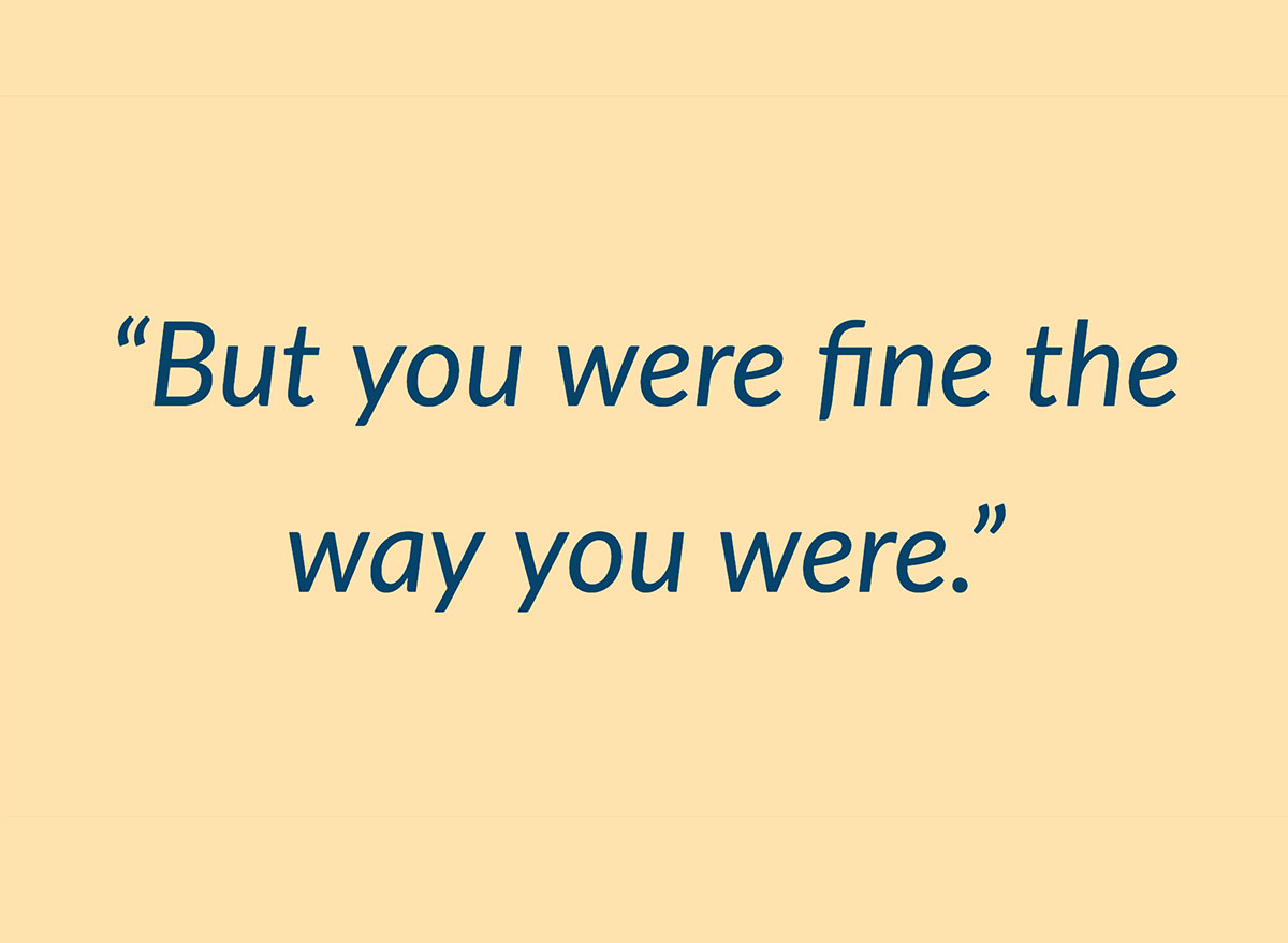 you were fine quote