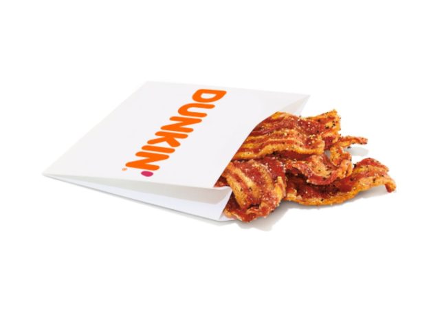 Dunkin' Donuts menu-snackin' bacon