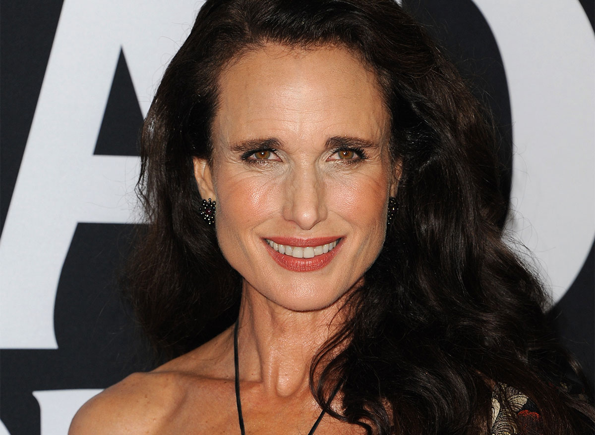 andie macdowell on red carpet