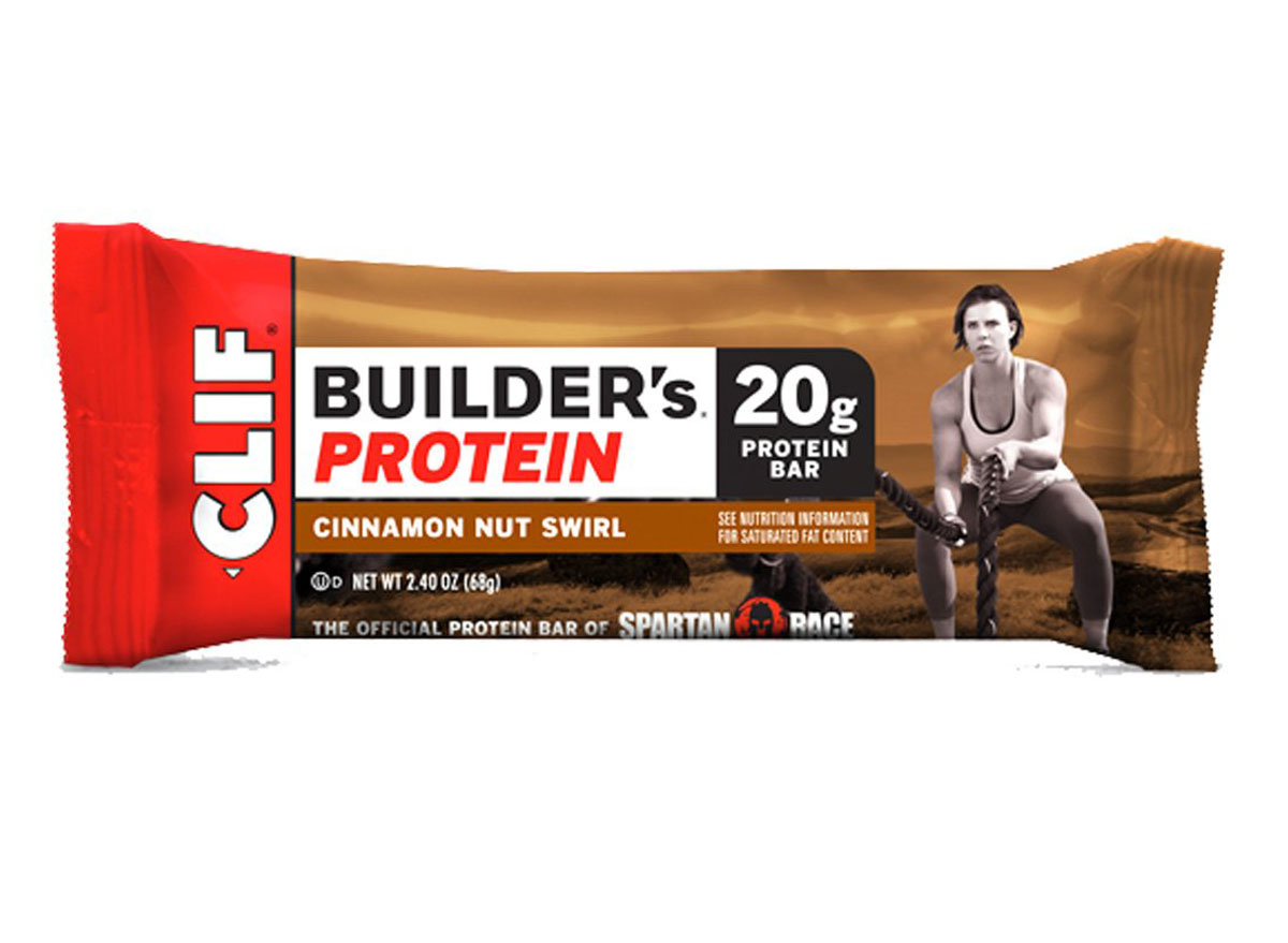 clif cinnamon nut plant based protein bar