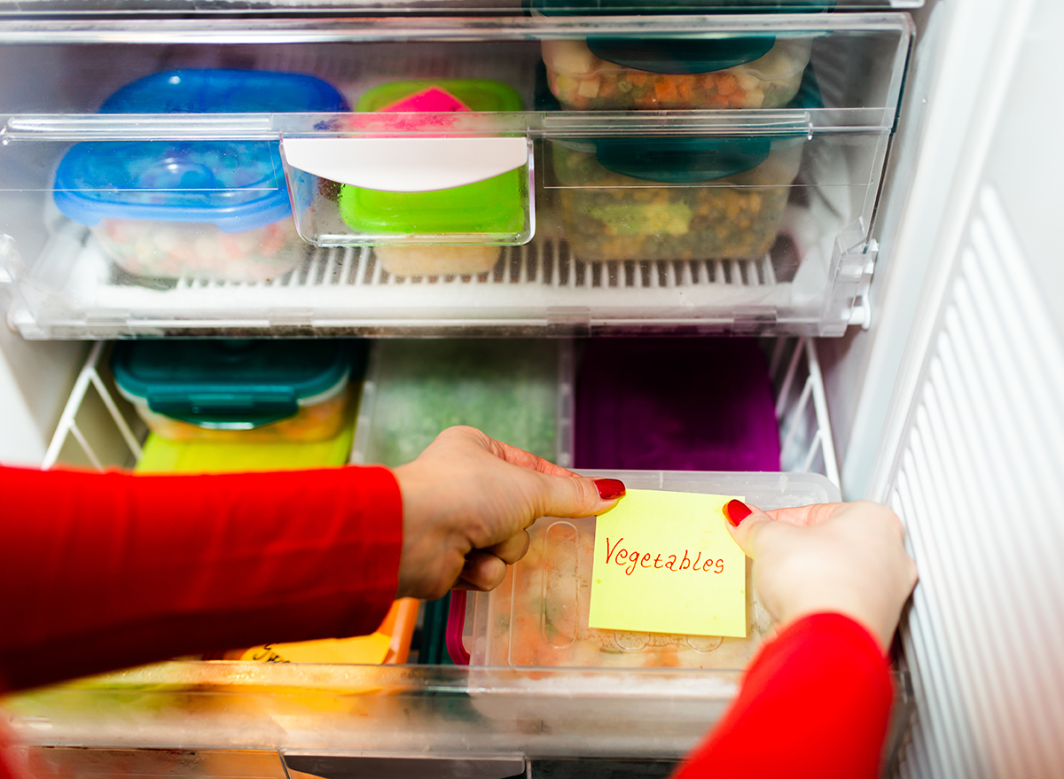 food in the refrigerator