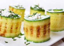 grilled wrapped zucchini rolss